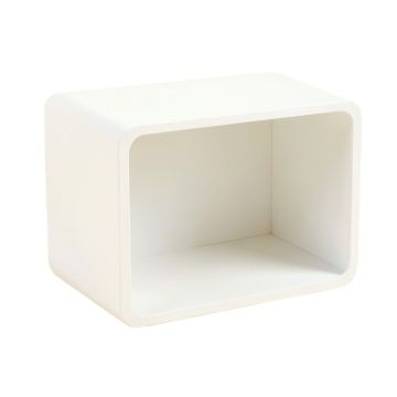 Maple Bend Low Toy Storage Unit - White