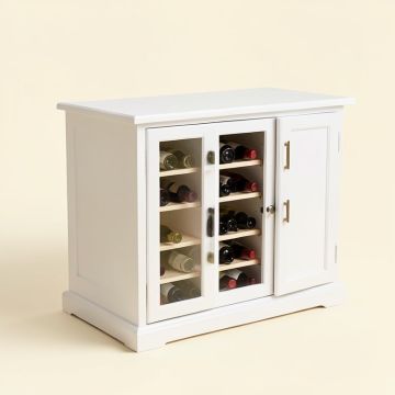 Aguayo Bar With Wine Storage (synthetic illustration; no displayed measurements)
