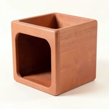 Ridge Arc Empty Furniture-Style Litter Enclosure (synthetic illustration; no displayed measurements)