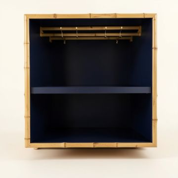Aspen Bluff Empty Mug-Storage Cabinet Insert - Navy (synthetic illustration; no displayed measurements)