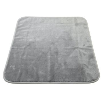 Reed Arc Bath Mat - Gray
