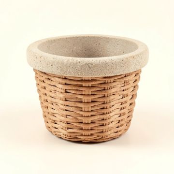 Giesen Basket Cast Stone Small Pot Planter (synthetic illustration; no displayed measurements)