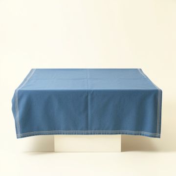 Flint Dell Flat Bed Sheet - Blue (synthetic illustration; no displayed measurements)