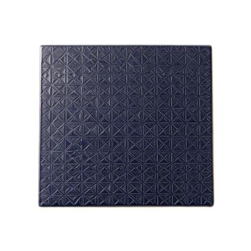 Shore Bridge Uninstalled Square Decorative Tile - Navy