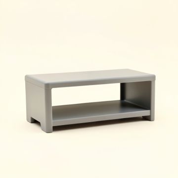 Rowan Bluff Narrow Outdoor Storage Bench - Gray (synthetic illustration; no displayed measurements)