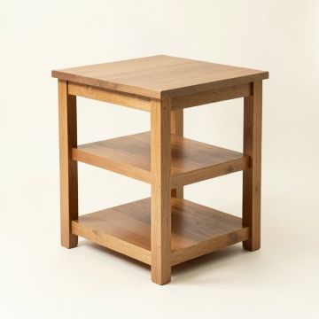 Alaqua Kitchen Cart Solid Wood (synthetic illustration; no displayed measurements)