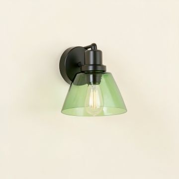 Harbor Crossing Wall Sconce Mounted On A Plain Wall - Green (synthetic illustration; no displayed measurements)