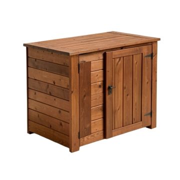 6 Ft. W X 2.5 Ft. D Wooden Horizontal Bike Shed