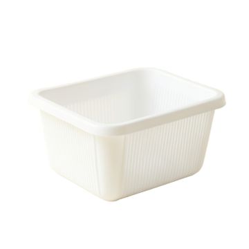 Harbor Brook Empty Storage Basket - White