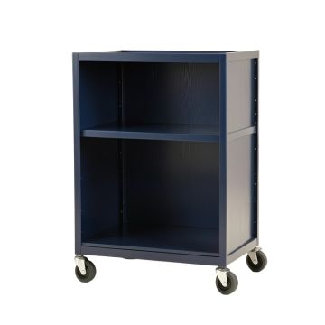 Heath Dale Empty Rolling Workshop Cart - Navy