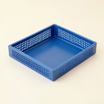 Stone Crest Empty Under-Desk Cable Tray - Blue (synthetic illustration; no displayed measurements)