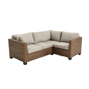 Ducas Patio Sectional With Cushions (synthetic illustration; no displayed measurements)