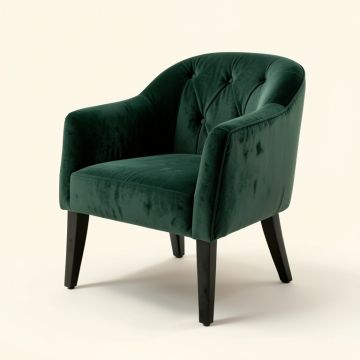 Quercia Tufted Velvet Side Chair (synthetic illustration; no displayed measurements)