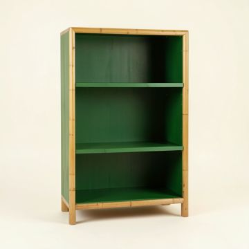 Alder Edge Freestanding Bookcase - Green (synthetic illustration; no displayed measurements)
