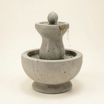 Concrete Falling Water Fountain (synthetic illustration; no displayed measurements)