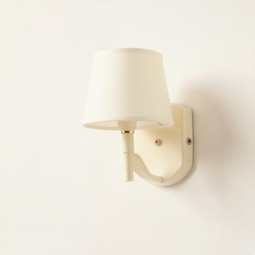 Dune Branch Wall Sconce Mounted On A Plain Wall - Cream (synthetic illustration; no displayed measurements)