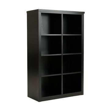 Meadow Brook Freestanding Bookcase - Black