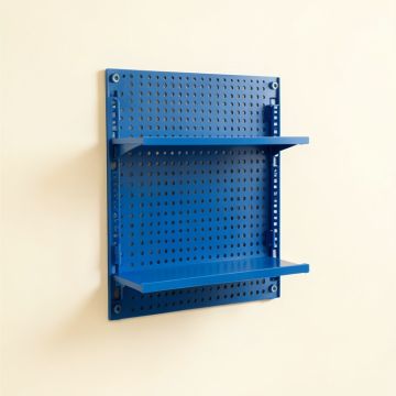 Slate Bridge Empty Wall-Mounted Tool Organizer Panel - Blue (synthetic illustration; no displayed measurements)
