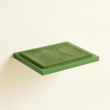 Birch Branch Wall-Mounted Cat Perch - Green (synthetic illustration; no displayed measurements)