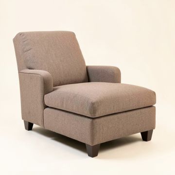 Jeppesen Tufted Right Recessed Arms Chaise Lounge (synthetic illustration; no displayed measurements)