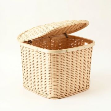 Stone Bend Laundry Hamper - Ivory (synthetic illustration; no displayed measurements)