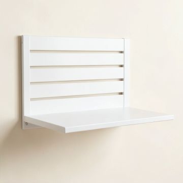 Shore Dale Wall-Mounted Entryway Organizer Shelf - White (synthetic illustration; no displayed measurements)