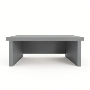 Spruce Crossing Desktop Monitor Riser - Gray (synthetic illustration; no displayed measurements)