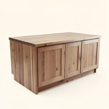 Haslingden 3 Piece Kitchen Island Set With Butcher Block (synthetic illustration; no displayed measurements)