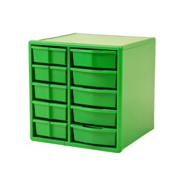 Juniper Brook Small-Parts Storage Drawer Cabinet - Green