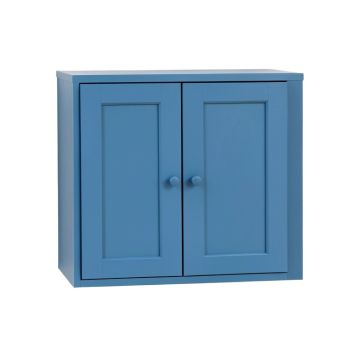 Hazel Branch Wall-Mounted Entry Cabinet - Blue