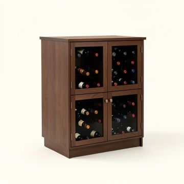 Wine Bar With Wine Storage (synthetic illustration; no displayed measurements)