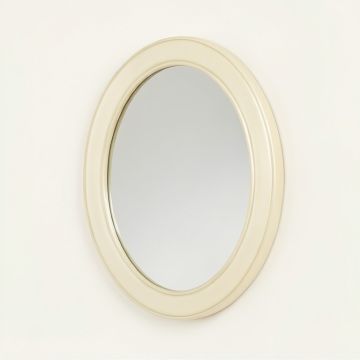 Spruce Arc Framed Wall Mirror - Ivory (synthetic illustration; no displayed measurements)