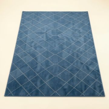 Birch Crest Rectangular Area Rug - Blue (synthetic illustration; no displayed measurements)