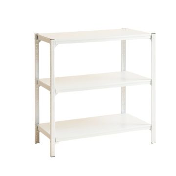 Birch Bend Desktop Shelving Unit - White