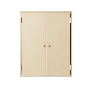 Cedar Branch Wall-Mounted Laundry Cabinet - Beige