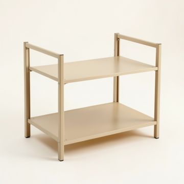 Oak Arc Empty Countertop Canister Rack - Beige (synthetic illustration; no displayed measurements)
