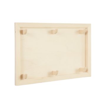 Clay Dale Empty Wall-Mounted Tool Organizer Panel - Ivory