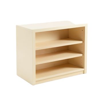 Heath Bend Low Bookcase - Cream
