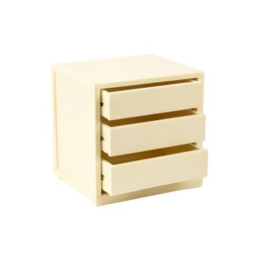 Rowan Bridge Small-Parts Storage Drawer Cabinet - Ivory