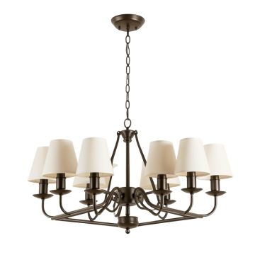 Keeling 8 - Light Shaded Classic / Traditional Chandelier