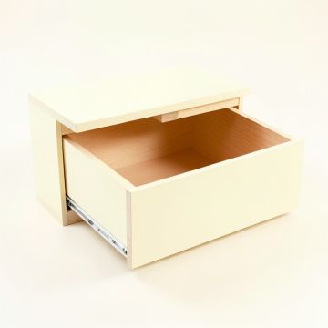 Slate Bridge Under-Desk Drawer Unit - Ivory (synthetic illustration; no displayed measurements)