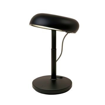 Finis 8 '' Black Desk Lamp With Usb