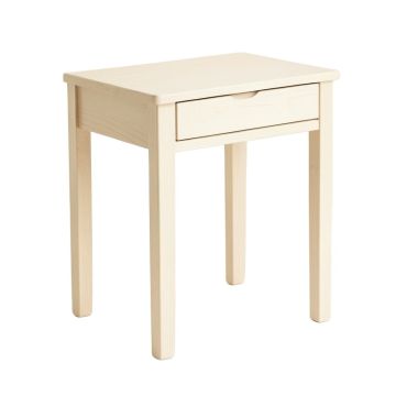 Birch Canyon Side Table - Ivory (synthetic illustration; no displayed measurements)