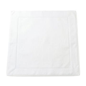 Slate Edge Bath Mat - White