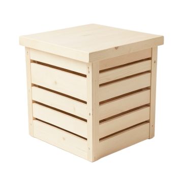 Cove Bridge Closed Garden Compost Bin - Ivory (synthetic illustration; no displayed measurements)