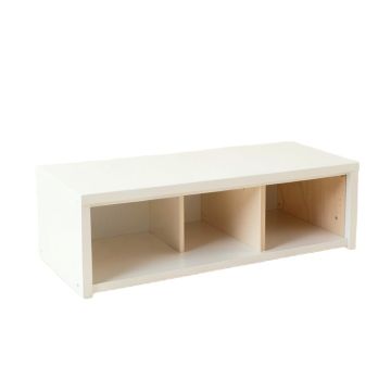 Wren Dell Shoe Storage Bench - White