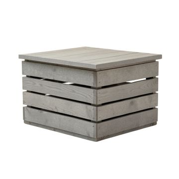 Maple Bend Closed Outdoor Storage Box - Gray