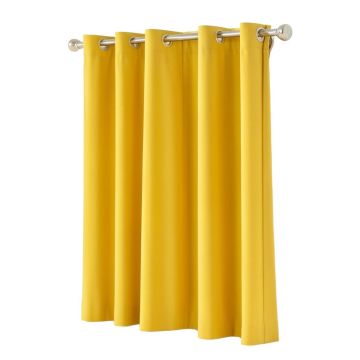 Aledo Solid Room Darkening Thermal Grommet Single Curtain Panel