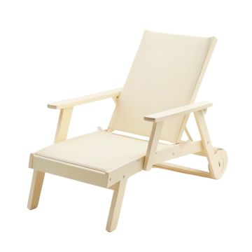 Ash Branch Outdoor Lounge Chair - Cream