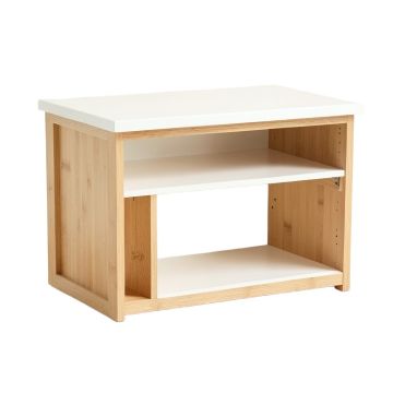 Ridge Arc Empty Countertop Canister Rack - White